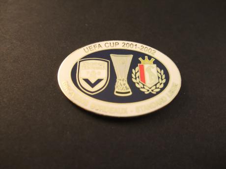 UEFA Cup voetbal 1992 Girondins de Bordeaux-Standard Luik